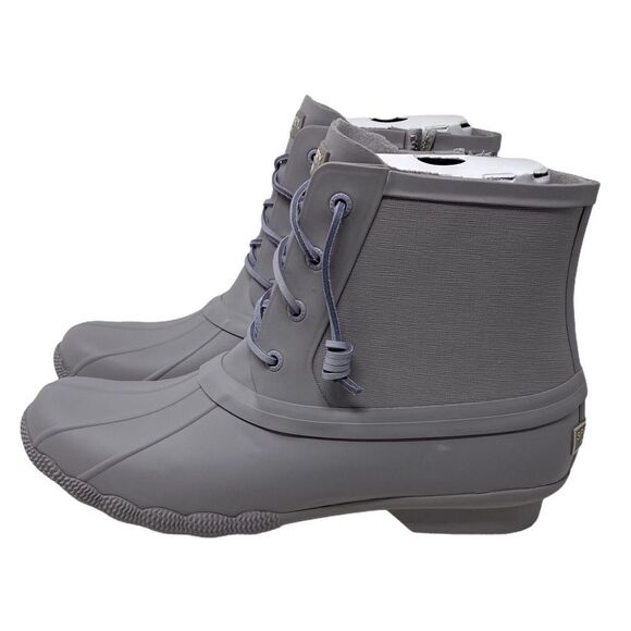 Sperry Women’s 11 Saltwater Flooded Lavender Duck Rain Boots STS83224‎ Snow - Picture 3 of 10